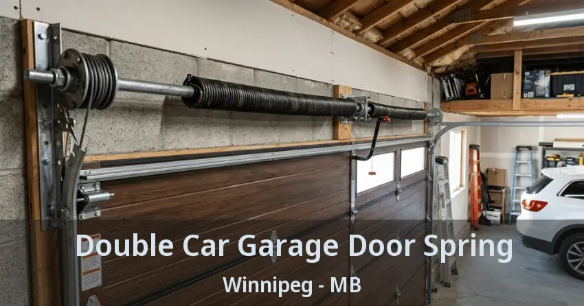 Double Car Garage Door Spring Winnipeg - MB